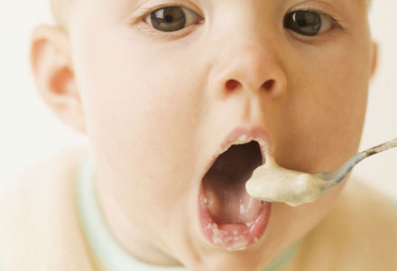feeding baby. Anytime after your aby has